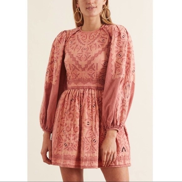 Ulla Johnson Pink Mini Dress - Picture 2 of 8